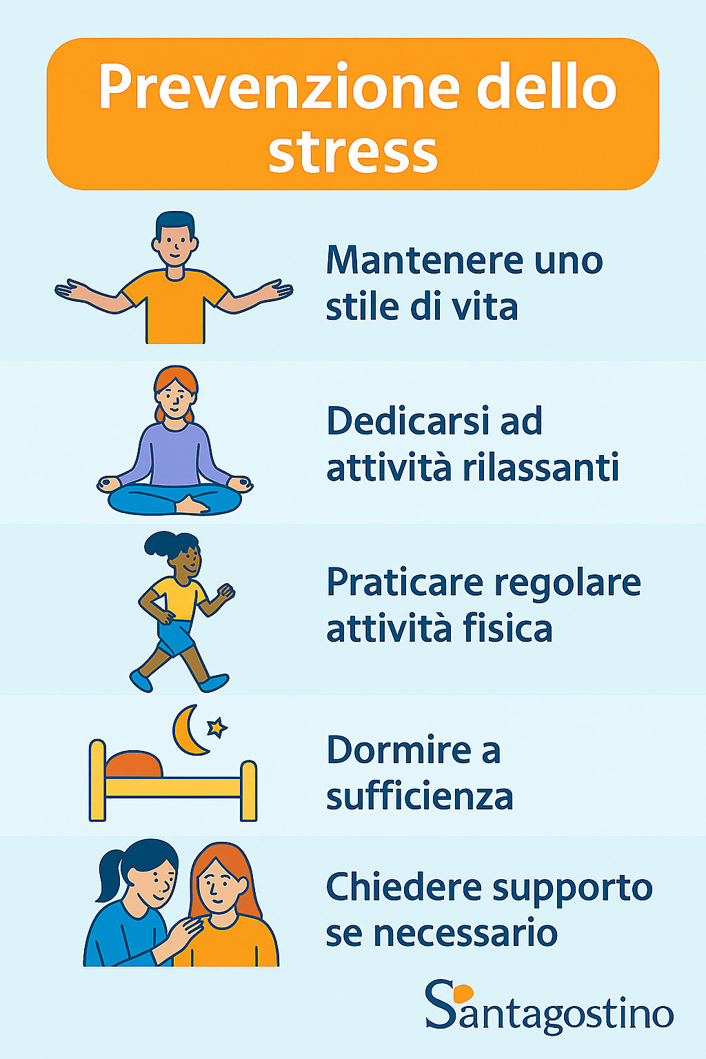 prevenzione stress, cosa fare