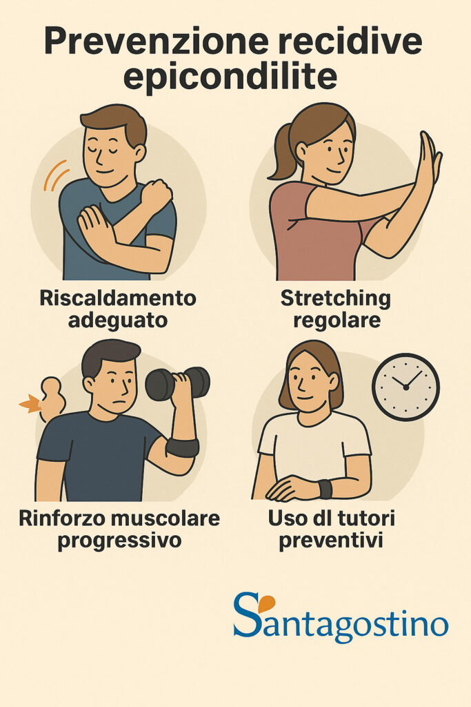 Prevenzione recivide epicondilite, come fare