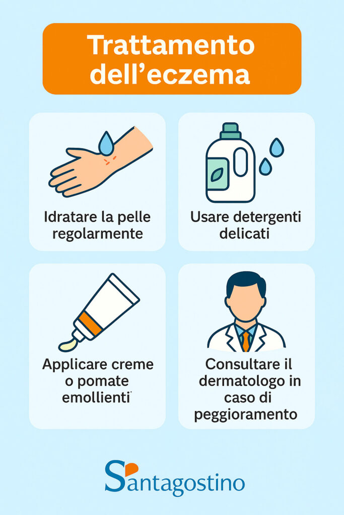 eczema trattamento e terapia