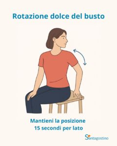 rotazione dolce del busto