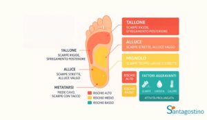zone più colpite vesciche piedi